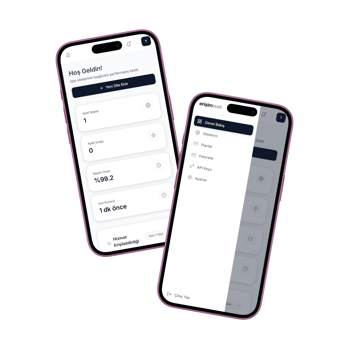 Erişimtesti Mobil Görünüm